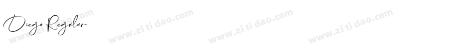 Diego Regular字体转换